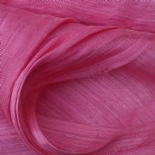 50% OFF Rasberry Pink Polyester Abaca